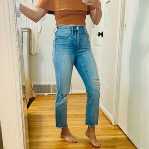Madewell High Waist Ankle Jeans